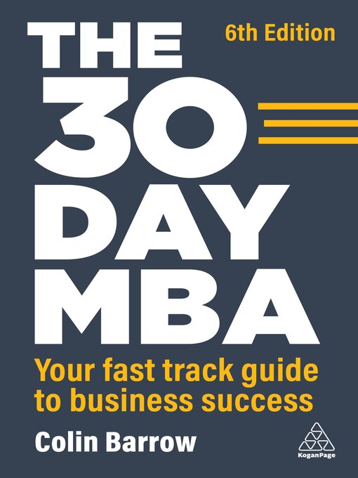 Cover image for The 30 Day MBA